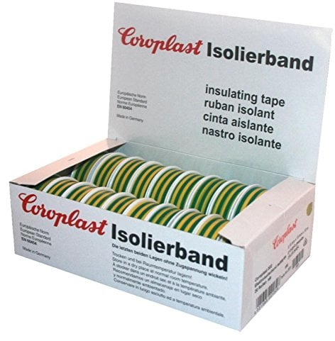 Isolierband Coroplast Box freie Farbauswahl rot grün schwarz blau gelb braun weiß grün/gelb violett grau