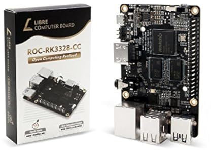 Libre Computer Board ROC-RK3328-CC (Renegade) Mini-Computer mit Gigabit Ethernet und USB 3.0 (4GB)