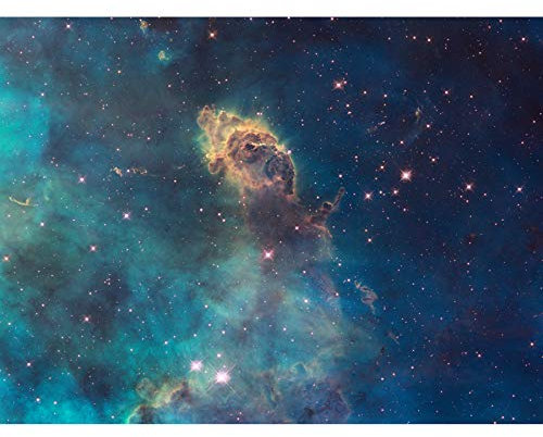 Wee Blue Coo Hubble Space Telescope Jet In Carina Wfc3 Uvis Art Large Art Print Poster Wall Decor 18x24 inch