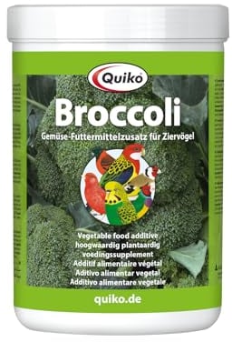Quiko Broccoli 100g - Proteinreicher Futtermittelzusatz für Ziervogel