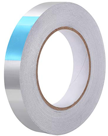 sourcing map Heat Resistant Tape - High Temperature Heat Transfer Tape Aluminum Foil Adhesive Tape 20mm x 50m(164ft)