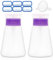 Acetone Pump Dispenser Push Down Pump Dispenser Lockable Alcohol Dispenser Bottle 2 Packs 180ml One-Touch Pump Dispenser Empty Bottle For Alcohol,Acetone,Nail Polish & Makeup Remover, Toner ect.