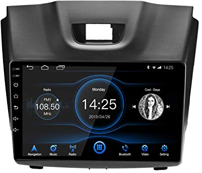 LEXXSON Android 13 Carplay Android Auto für Isuzu D-MAX 2012-2018, MU-X 2013-2017, 9-Zoll-AM-FM-Autoradio mit GPS-Navigation Integriertes WLAN Bluetooth Lenkradsteuerung 2G + 32G