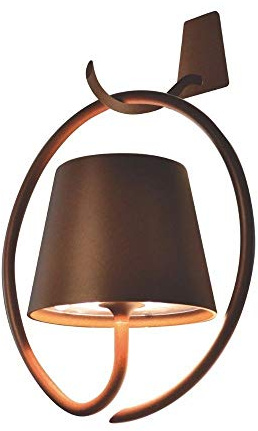 Zafferano Lampes à Porter Poldina Wandlampe mit Hacken Corten