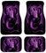 Biyejit Purple Dragon Auto-Fußmatten für Damen und Herren, jedes Wetter, robuste Gummi-Automatten, Schutzteppich-Set, 4-teilig, universelle Passform für SUV, LKW und Van