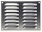 Steinberg14 Aluminium 260x190mm Metal Air Vent Cover with Insect Mesh - 10x7.5 inch Ventilation Grille - Rectangular Air Vents for Outdoor and Indoor - Air Vent Register for Walls and Ceilings
