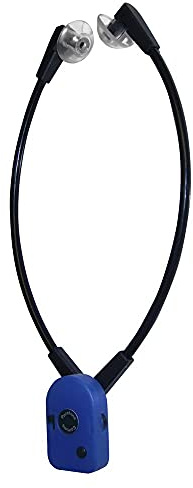 Pure Tone Audimed Communicator 2 | Lightweight Assistive Listening Device, indoor and outdoor communication and sound amplification (Blue)