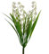 Floratexx Kunstblumen MAIGLÖCKCHEN Bund ca 30 cm. Kleiner mit künstlichen Schneeglöckchen. Frühlingsblumen Blüten in weiß.