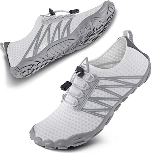 SEEKWAY Wasserschuhe Damen Herren Erwachsene Quick-Dry Aquaschuhe Barfuß für Strand Schwimmen Fluss Pool See Wandern Kajakfahren Surfen SP001 44EU