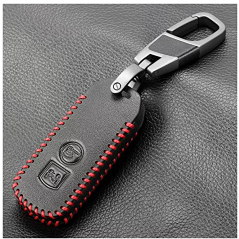 ALIANQ Étui à clés en Cuir pour Honda X ADV SH 125 150 300 Forza 125 300 PCX150 2018 Moto Scooter 2 Boutons