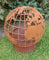 Feuerstelle Weltkugel 60x60x65 cm Gartenfeuer Terassenfeuer Feuerschale Feuer
