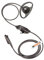 EarpieceHub Cuffia a forma di D con PTT in linea per radio Motorola GP328 GP338 GP339 GP340 GP350, GP360 GP380 GP580 GP640 GP960