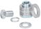 Winkelschleifer Adapterkit M14 zu Nutfräser, Variable Nutbreite 3-12mm, Für Holz-/Metallbearbeitung, Inkl. Sicherungsscheibe