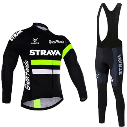 Petorenk Fahrradbekleidung Herren Winter Fleece Windschutzvorrichtungen Fahrradbekleidung Set Langarm+Fahrradhose Mit 3d Silikon Gepolsterten FüR Radfahren Mtb Outdoor (Grün, 2XL)