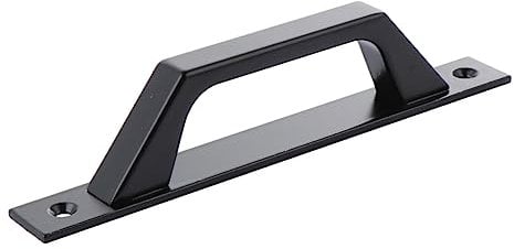 Homoyoyo Handle Cabinet Lid Hatch Barn Door Closet Metal Gate Rustic Gate Black Cabinet Knobs Iron Door Drawer Knobs Glass Door Knobs Door Pull Metal Door Aluminum Alloy High Strength