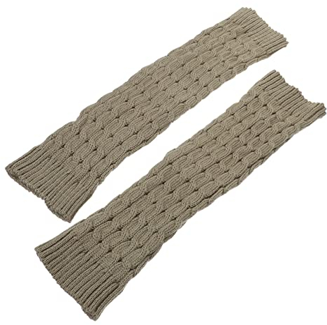 minkissy 5 Paare Beinwärmer Thermosocken Für Damen Schwarze Beinstulpen Seidenstrümpfe Für Damen 80er Beinlinge Schwarze Strümpfe Thermische Socken 100% Acryl Fräulein Winter Gamaschen