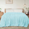 Exclusivo Mezcla Kuscheldecke Flauschig Fleecedecke Flanell Decke, Leichte und Warme Sofadecke Couchdecke für Ganzjahreszeit, 150 x 200 cm Hellblau