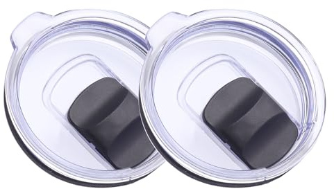 Tumbler Lids for Yeti,2 Pack 20 oz MagSlider Replacement Covers for 20 oz Tumbler,10 oz Lowball,10/24 oz Mug,16 oz Pints for Rambler Ozark Trail Old Style Rtic