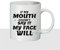 If My Mouth Doesn't Say It My Face Will Funny Mug – Perfect for Everyone, 11 OZ Coffee Mug, Funny Gifts for Men & Women, First Anniversary, Celebration Gift, and More!