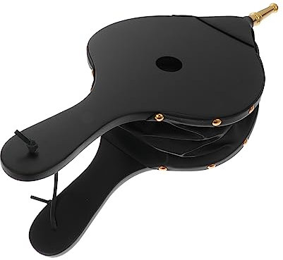 Garneck 1 Pc soplador de chimenea soplador de portátil arrancador de rápido mini barbacoa bacho herramienta ventilador fuelles de chimenea para el hogar fuelles de madera Black