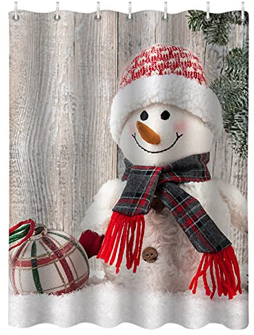 Liquidation des ventes #7 Rideau de douche imprimé de Noël Rideau de douche résistant à l'humidité et à la moisissure Noir des offres du vendredi, offres Cyber du lundi 2024 Offres d'entrepôt 2024,