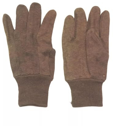 Britische Vintage-Handschuhe, braun, 100 % Baumwolle, allgemeine Zwecke, braun, Einheitsgröße