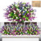 Woltoy 9 Bündel Künstliche Blumen wie echt, 4 Farben Künstliche Balkonpflanzen Langlebig und UV-beständig, Kunstblumen Balkon für Balkon Garten Balkonkasten Blumenkasten Outdoor und Indoor