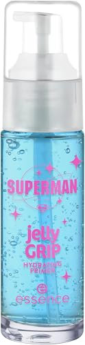 Essence Cosmetics Prebase Hidratante Superman jelly GRIP, hidratar-humectar, suavizar, priming, natural, translúcido, 29 ml