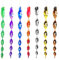JEYORZY 7 Pcs Répulsif Oiseaux, Spirale Réfléchissante, Barre Effaroucheur Oiseaux, Répulsifs Oiseaux Reflechissants, 360 Degrés Repulsif Oiseaux, pour Balcon, Arbres Fruitiers, Potager