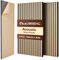 ​​Akustikpaneele Selbstklebend 2er Set 100x52cm, Schalldämmung Echoreduzierung Wandpaneele aus Holzfurnier - akustikpaneele holz für Wanddekoration Wohnzimmer, Büro & Home Office​​