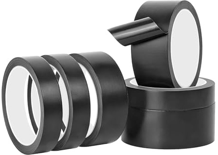 Ctyjia 2 Rollen Teflonband Hochtemperaturband 10mmx10m PTFE Tape Klebeband, Dicke 0,18mm, für Vakuumiergerät