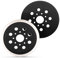 2 Pcs 5 Inch 8 Hole Sander Pad Replacement Compatible with Bosch Random Orbital Sander, Hook & Loop Sanding Pad Compatible with Bosch RS035 RS034 GEX125 PEX220A ROS20 ROS20VS GEX12V (5 inch 8 Hole)