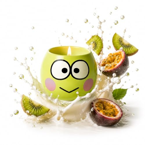 Hello Kitty & Friends Passionfruit & Kiwi Scented Candle – 1-Wick 200g Candle with Fruity Fragrance, Decorative Jar for Home Use or Gifting, The Funny One