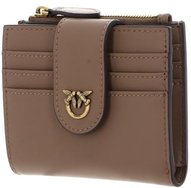 Pinko Leder Geldbörse Multi Purpose Wallet Biscotto Zenzero - Antique Gold Taupe