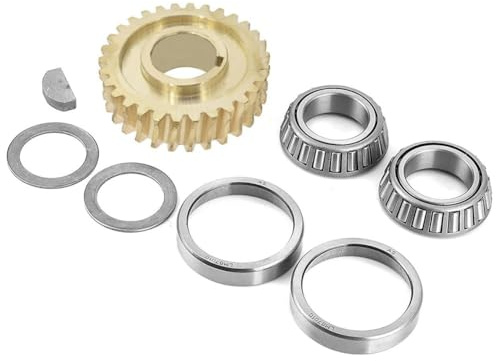 JoyousMall Kit de roulements de pignon d'arbre à dents pour motoculteur Troy Horse GW-11527 GW-1064, 30 dents RH - Pièces de rechange en acier