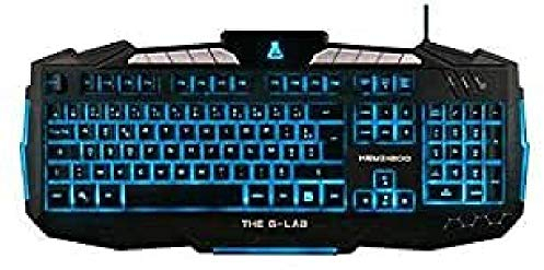 The G-Lab KEYZ200-N/SP - Teclado Gaming (Layout Español retroiluminado con 8 Teclas Multimedia)