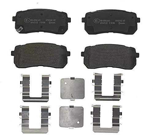 BREMBO Bremsbelagsatz, Scheibenbremse P30080 | Kompatibel mit: HYUNDAI ix55, KIA SORENTO III