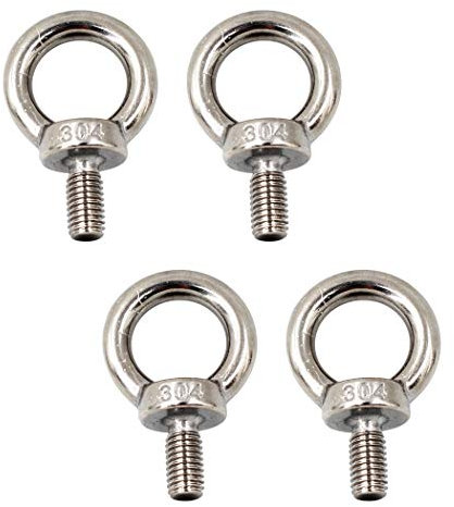 M10 Boulon à œil de levage en acier inoxydable 304 (4 pack)