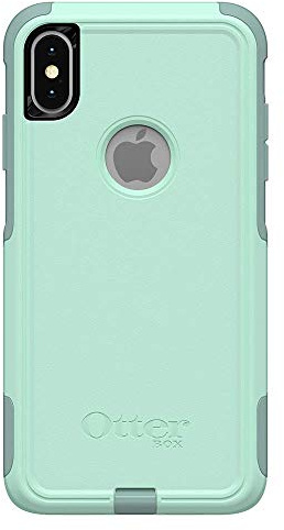 OtterBox Commuter Series Case for iPhone XS Max - Retail Packaging - Ocean Way (Aqua SAIL/Aquifer)