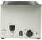 METRO Professional Bain Marie électrique GBM12000, 34 x 61 x 28.3, Acier Inoxydable, 30 L, Convient pour récipients GN, Robinet de vidange, Argent
