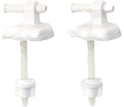 Bemis 111-2231 DIANFLEX_8033408921631 Replacement Hinge Kit for Atlantic Toilet Seat Covers, Multi-Coloured
