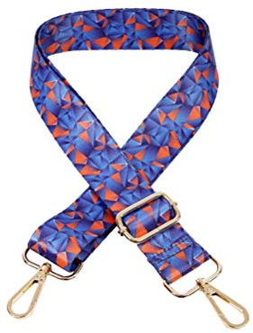 Generic Verstellbarer Schultergurt 3.8cm Breiter Taschengurt Bunter Handtaschen Schulterriemen Trageriemen Umhängegurt-Streifen 80-140cm Schultergurt für Damen Taschen DIY Zubehör