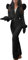 Minetom Damen Einteiliger Skioverall Winter Warme Schnee Skifahren Sätze Outdoor Jumpsuit Langer Overall mit Kapuze Reißverschluss Skianzüge wasserdicht Schneeanzug (Schwarz, 40)