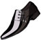 Scarpe Eleganti da Uomo Oxford Scarpe da Uomo in Pelle Verniciata Slip on Mocassini Piatti Scarpe Eleganti da Cerimonia a Punta