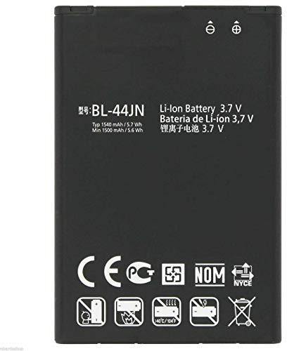 Akku kompatibel mit LG BL-44JN E400 L3 L5 P970 E610 Optimus Black Pro Sol 1540 mAh