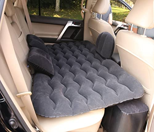 SINJYUN SUV Matratze für Auto Reisen, Auto Luftmatratze SUV für Camping, SUV Aufblasbare Matratze mit Kissen (Gray)