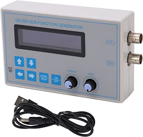 Generatore di Segnale da 1 a 65534Hz DC 9V Generatore di Funzioni DDS Generatore di Segnale a Onda Triangolare a Dente di Quadrato Sinusoidale