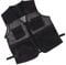 Agatige Mesh Fishing Vest, Men Reliable Breathable Multi Pocket Summer Vest Photography Travel Hiking Waistcoat Jacket for Outdoor Work Safari Fishing Travel (XXL-Black)