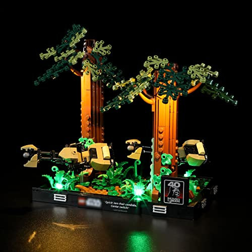 LIGHTAILING Licht-Set Für Lego- 75353 Verfolgungsjagd auf Endor – Diorama - Led-Beleuchtungsset Kompatibel Mit Lego Bausteinen Modell - Modell Set Nicht Enthalten