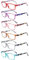 ZONLON 6 Pack Damen Lesebrillen Blaulichtfilter Brille Computerbrille mit Federscharnieren Blendfreie Lesehilfe 1.25